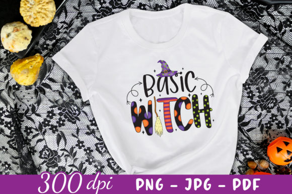 Basic Witch Sublimation Design for Crafts and Graphics