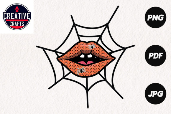 Halloween Sublimation Halloween Lips Graphics for Crafts