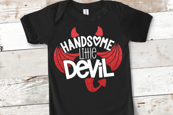 Handsome Little Devil Graphics for Crafts and Digital Products