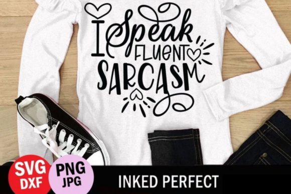 I Speak Fluent Sarcasm Graphic Design Asset Review