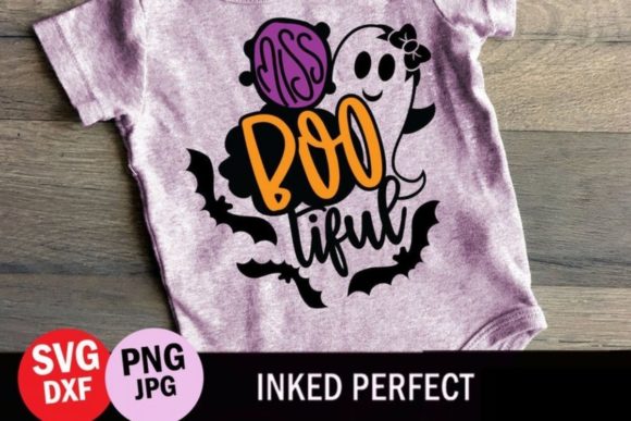 Little Miss Bootiful Halloween Graphic for Local Business Branding