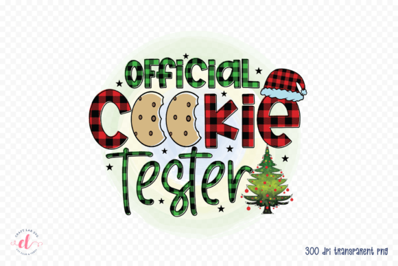 Official Cookie Tester PNG, JPG, PDF for Crafts and Graphics