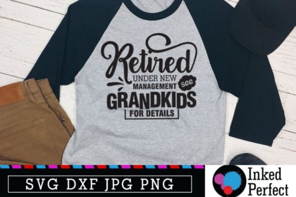 Retired Under New Management Embroidery Design Review