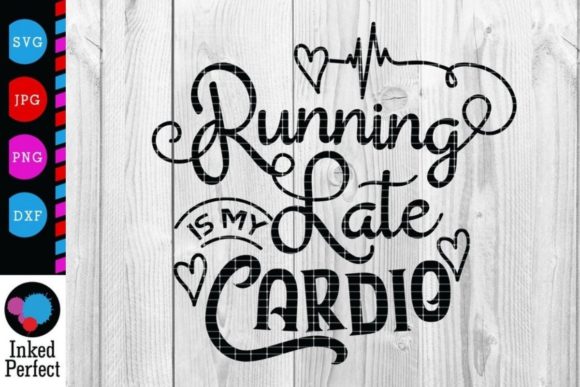 Running Late Is My Cardio Embroidery Review