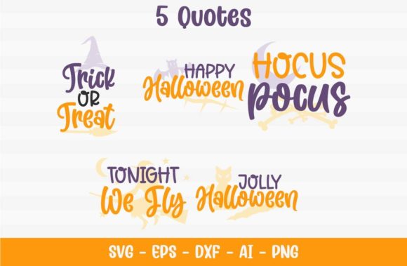 Trick Halloween Quotes: A Spooky Graphic Design Asset for Crafts and Web Publishing